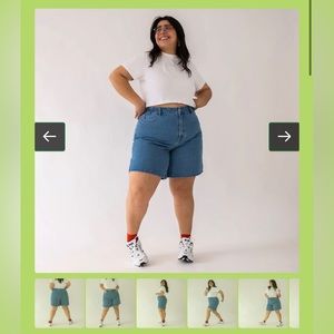 Shiny by Nature Light Wash Shorts